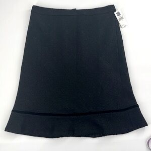 Gap tweed wool blend pencil flare office work professional quality‎ skirt size 8